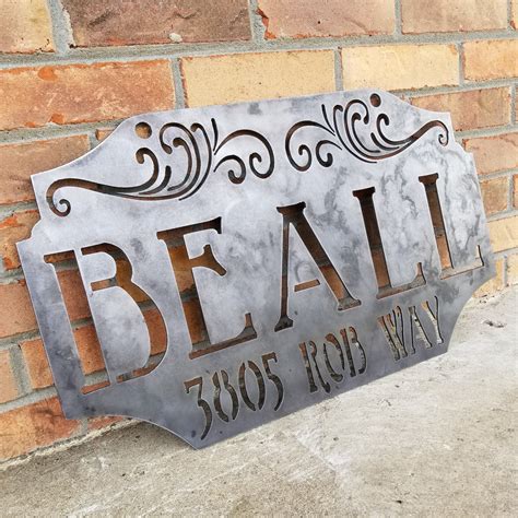 custom made metal signs